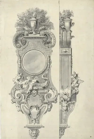 Design for a clock-case