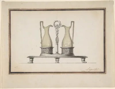 Design for a Cruet Frame