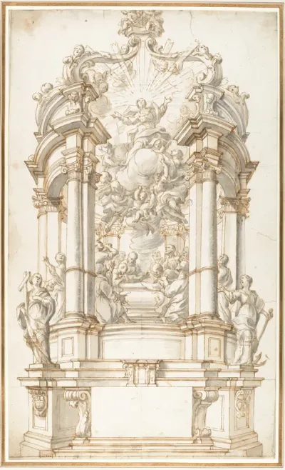 Design for a Freestanding Altar dedicated to the Assumption of the Virgin