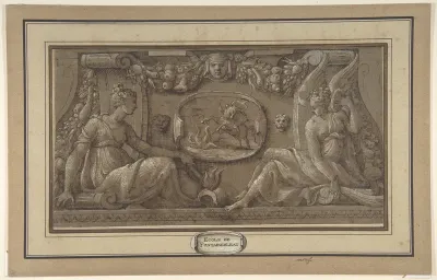Design for a Frieze in Fontainebleau Style