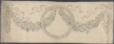 Design for a Frieze with Wreath and Festoons