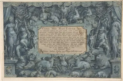 Design for a Frontispiece with the Medici Arms