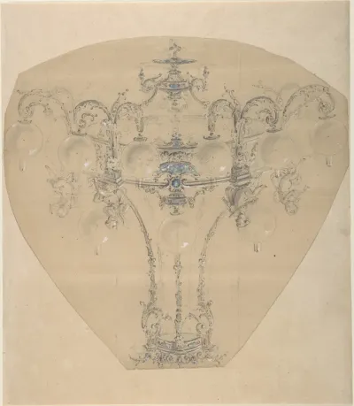 Design for a Gas Chandelier