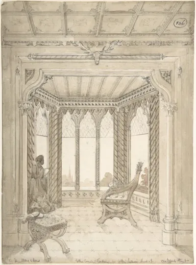 Design for a Gothic Interior