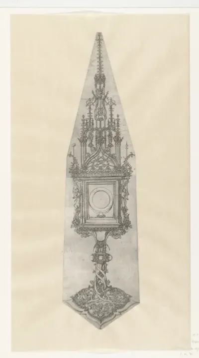 Design for a Gothic Monstrance