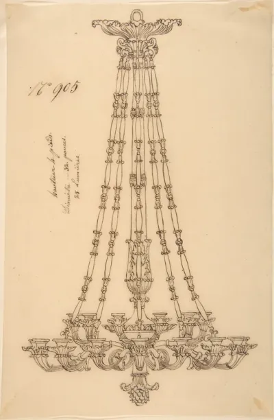 Design for a Hanging Chandelier