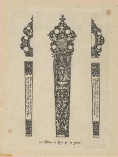 Design for a Knife Handle with a Scene from the Book of Tobit