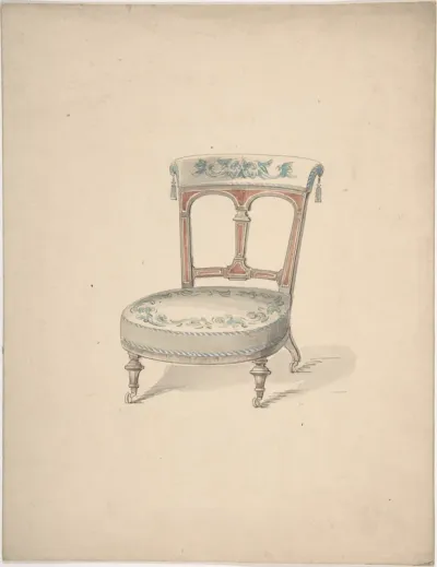 Design for a Low Chair on Casters