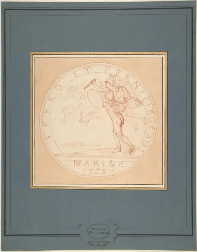 Design for a Medal: Marine 1758