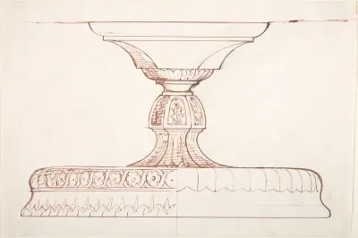Design for a Metal Footed Vessel (for liturgical use?)