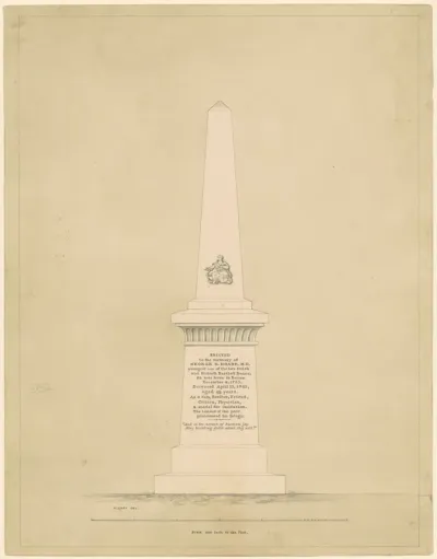 Design for a Monument in Memory of George B. Doane