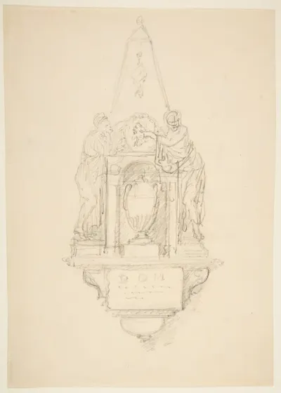 Design for a Monument (recto)