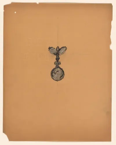Design for a Pendant with a Watch