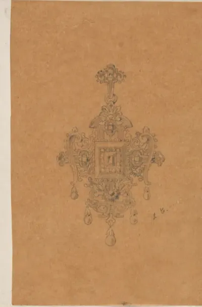 Design for a Renaissance Style Pendant