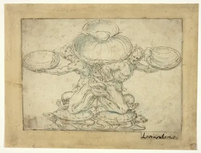 Design for a Salt Cellar or a Table Fountain