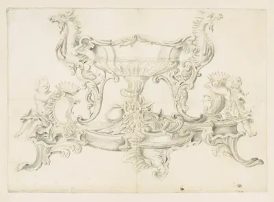 Design for a silver centrepiece