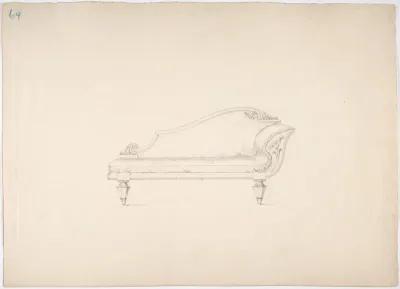 Design for a Sofa with One Wing-like Arm