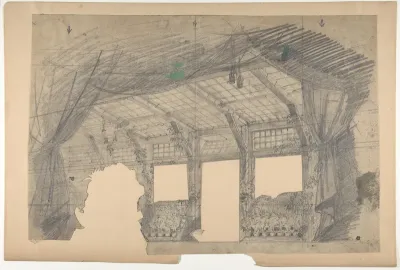 Design for a Stage Set at the Opéra, Paris: a Greenhouse