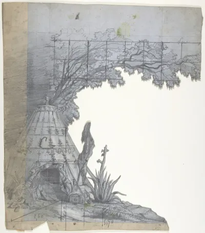 Design for a Stage Set at the Opéra, Paris: A Tent