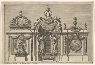 Design for a Tabernacle with Two Variants, from "Tabernacles à l'italienne"