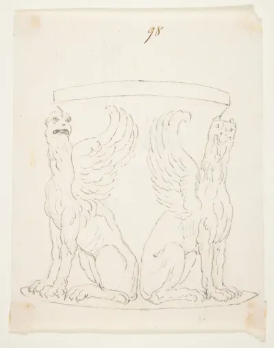 Design for a Vessel with Two Griffons
