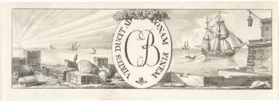 Design for a Vignette: Harbor Scene