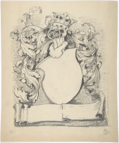 Design for an Armorial Escutcheon