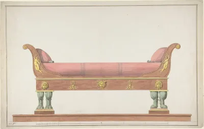 Design for an Empire Daybed