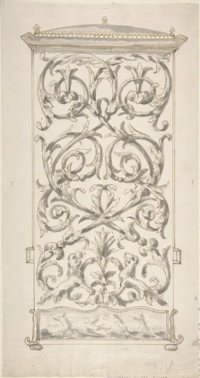 Design for Back of a Sedan Chair