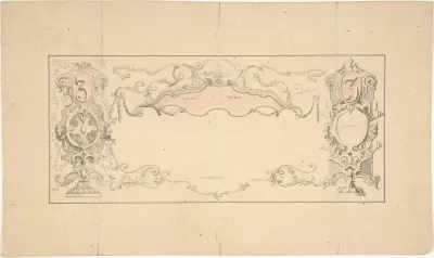 Design for Banknote or Certificate