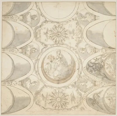 Design for Ceiling with Allegorical Figure of Astronomy.