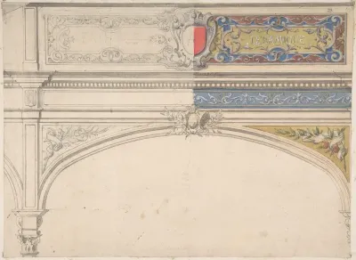 Design for Decorated Archway, Monaco Pavillion