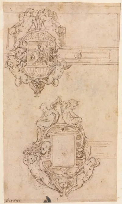 Design for Decorative Hinges (recto)