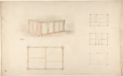 Design for desk and/or portfolio cabinet