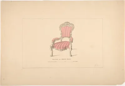 Design for Easy Chair, François Premier Style