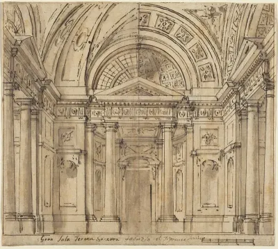 Design for Entrance to a Hall