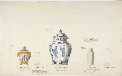Design for Five Vases