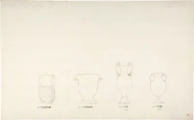 Design for Four Vases