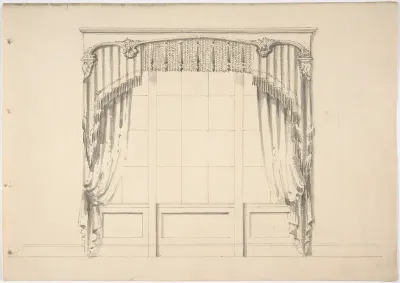 Design for Fringed Curtains