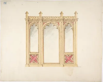 Design for Gothic Tracery and Paneling