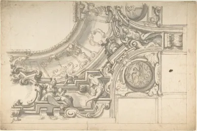 Design for half Ceiling in stucco