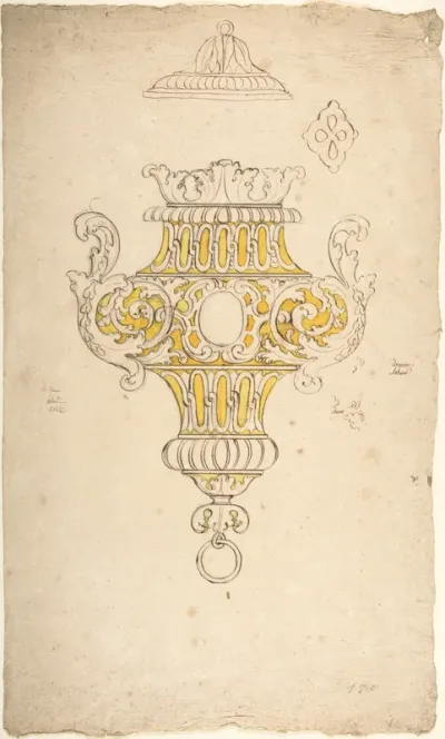 Design for Hanging Vase or Lamp