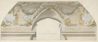 Design for Hôtel de Trevise, Paris