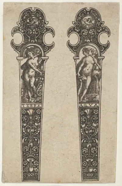 Design for Knife Handles with Terra and Aqua