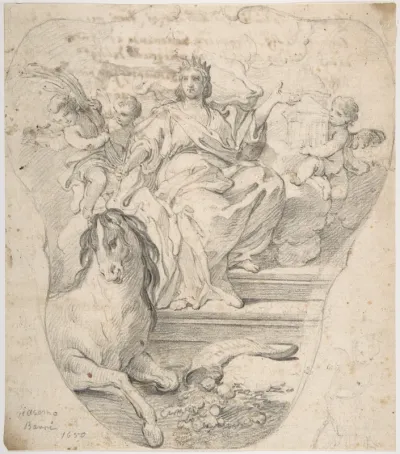 Design for Panel: Allegory of Europe, from "The Four Continents"