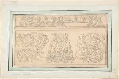 Design for plate 8, from "Orthographia"