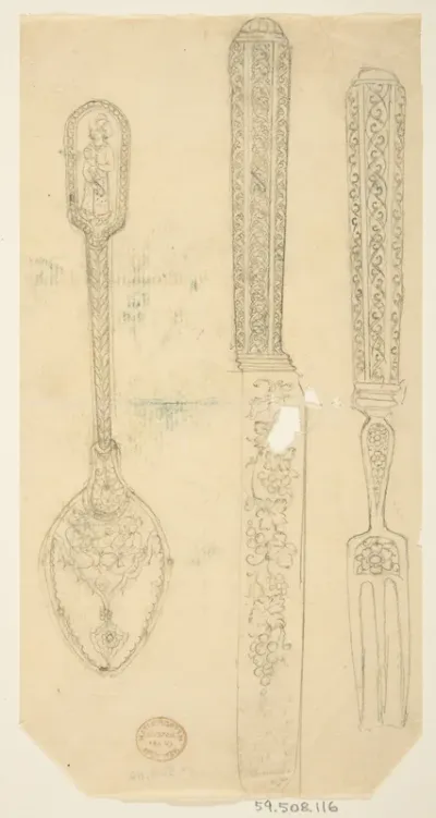 Design for Silverware: Spoon, Knife, and Fork