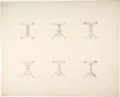 Design for Six Tripod Tables