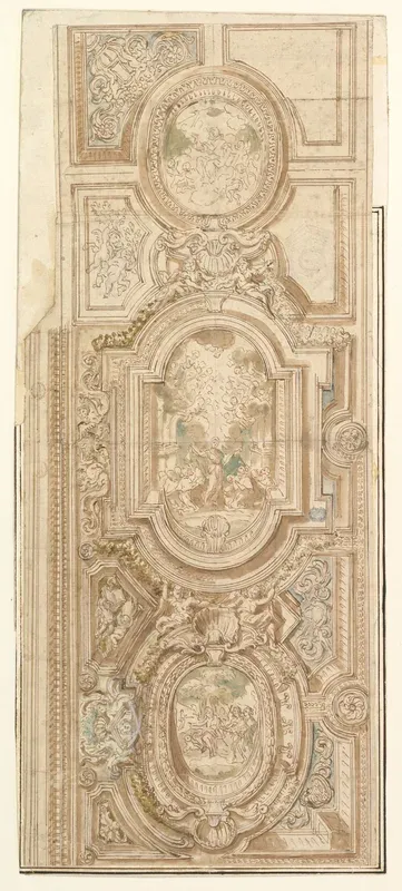 Design for the Decoration of an Arched Ceiling