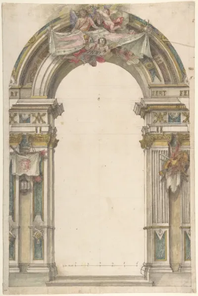 Design for the Entrance to a Chapel